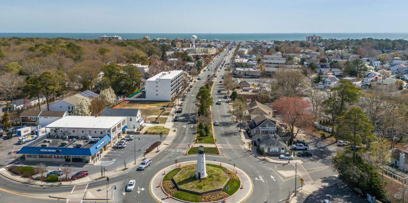 rehoboth avenue commercial roundabout