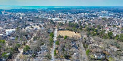 aerial homes rehoboth beach the pines community